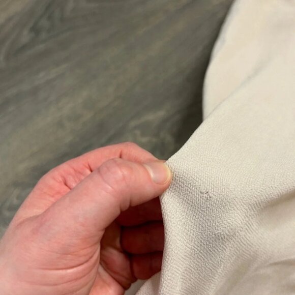 Babaton Aritzia Maximillian Jumpsuit Wide Leg Crop Denude Beige Taupe Size XS - Picture 11 of 15